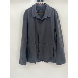 Alchemy Equipment New Zealand Twill Coach Jacket Sz L Gray Classic AEM102